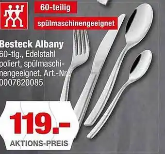 Opti Wohnwelt Zwilling besteck albany Angebot