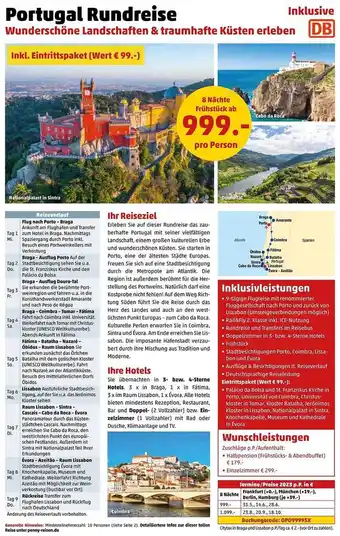 Penny Reisen Portugal rundreise Angebot