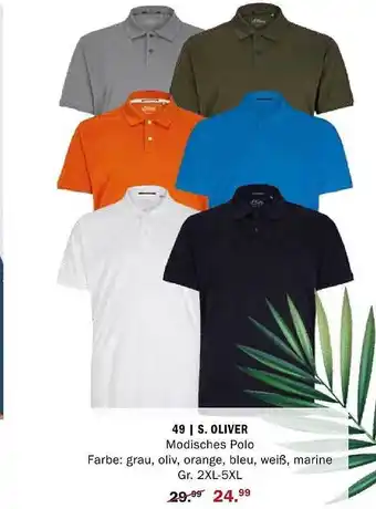 Modehaus Weingarten S.oliver modisches polo Angebot