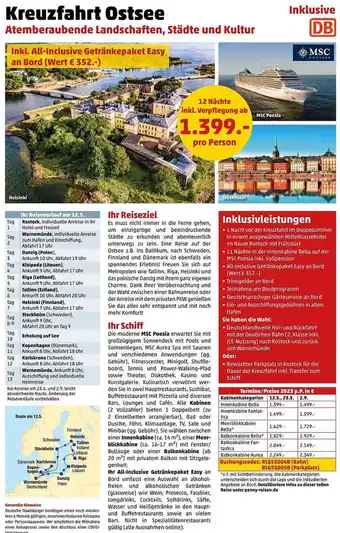 Penny Reisen Kreuzfahrt ostsee Angebot