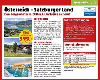 Penny Reisen Österreich - salzburger land Angebot