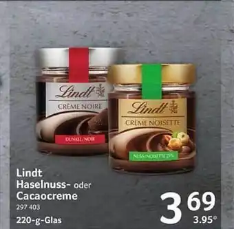 Selgros Lindt haselnuss- oder cacaocreme Angebot