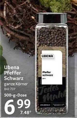 Selgros Ubena pfeffer schwarz Angebot