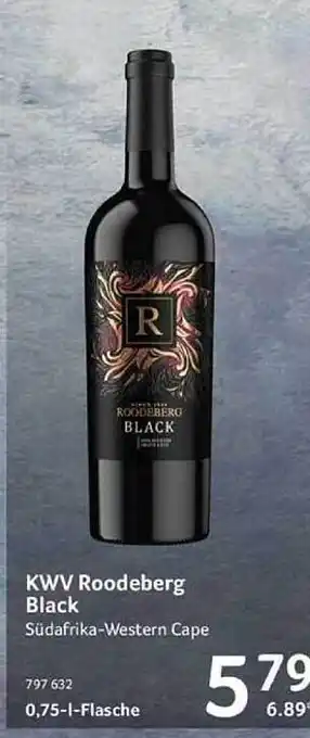 Selgros Kwv roodeberg black Angebot