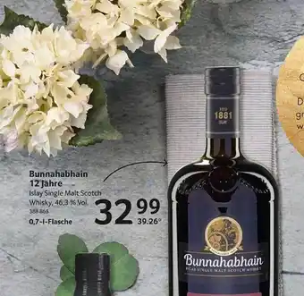 Selgros Bunnahabhain 12 jahre Angebot