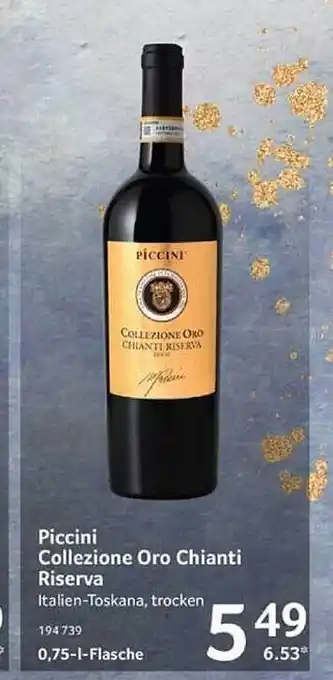 Selgros Piccini collezione oro chianti riserva Angebot