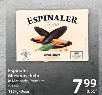 Selgros Espinaler miesmuscheln Angebot
