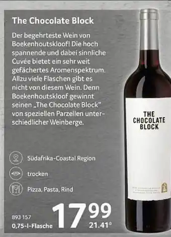 Selgros The chocolate block Angebot