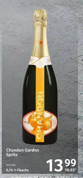 Selgros Chandon garden spritz Angebot