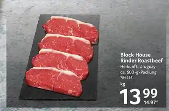 Selgros Block house rinder roastbeef Angebot