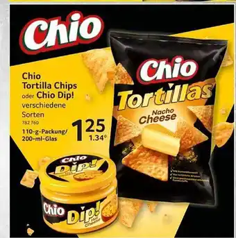 Selgros Chio tortilla chips oder chio dip! Angebot