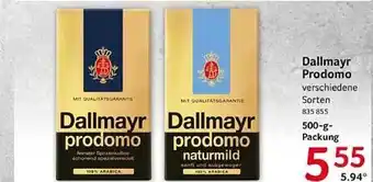 Selgros Dallmayr prodomo Angebot