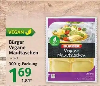 Selgros Bürger vegane maultaschen Angebot