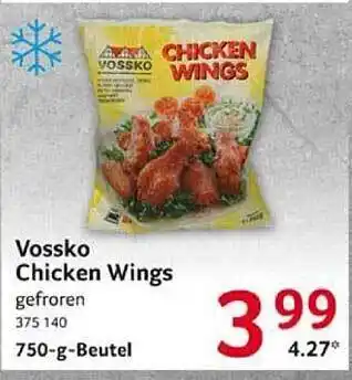 Selgros Vossko chicken wings Angebot