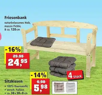 Thomas Philipps Friesenbank oder sitzkissen Angebot