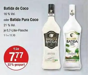 V Markt Batida de coco oder pura coco Angebot