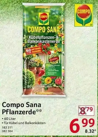 Selgros Compo sana pflanzerde Angebot