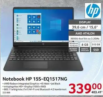 Selgros Notebook hp 155-eq1517ng Angebot