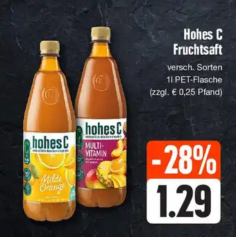 Edeka Hohes C Fruchtsaft 1 PET Flasche Angebot