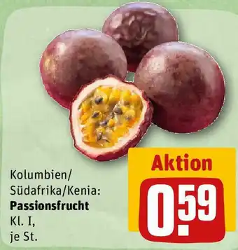 REWE Kolumbien Südafrika/Kenia Passionsfrucht Angebot