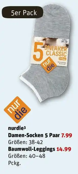 REWE Damen Socken 5 Paar 38-42 Angebot