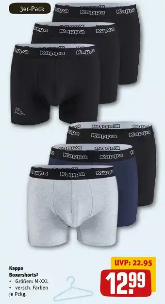 REWE Kappa Boxershorts3 M-XXL 3er Pack Angebot