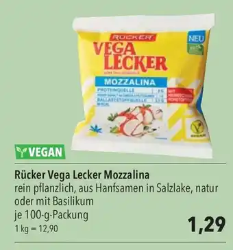 CITTI Markt Rucker Vega Lecker Mozzalina 100g Angebot