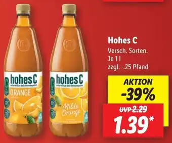 Lidl Hohes C 1 l Angebot