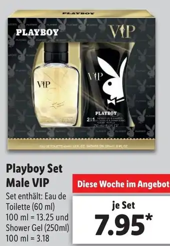 Lidl Playboy Set Male VIP Angebot