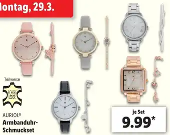 Lidl Auriol Armbanduhr Schmuckeset Angebot