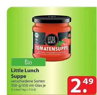 Famila Nord Ost Bio little lunch suppe verschiedene sorten Angebot