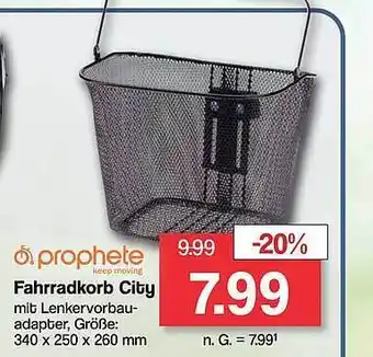 Famila Nord West Prophete fahrradkorb city Angebot