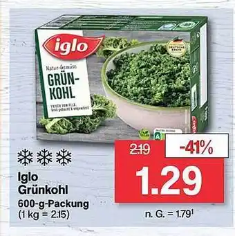 Famila Nord West Iglo grünkohl Angebot