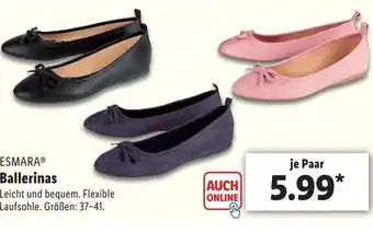 Lidl Esmara Ballerinas Angebot