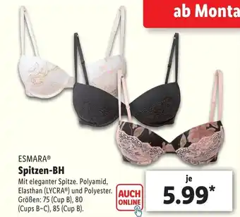 Lidl Esmara Spitzen BH Angebot