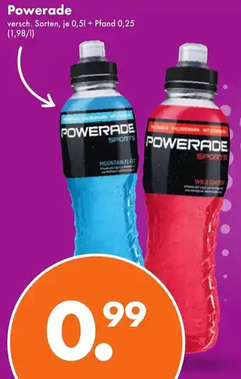 Trink und Spare Powerade 0,5L Angebot