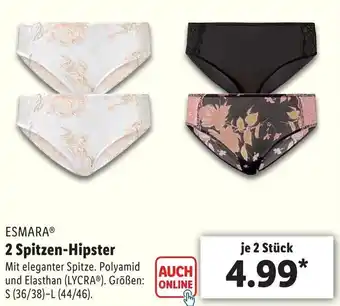 Lidl Esmara 2 Spitzen Hipster Angebot