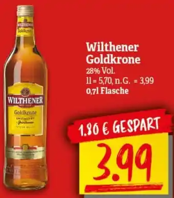 nah & gut Wilthener Goldkrone 0,7 L Flasche Angebot