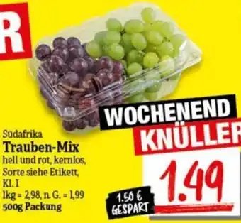 NP Discount Trauben Mix 500g Packung Angebot