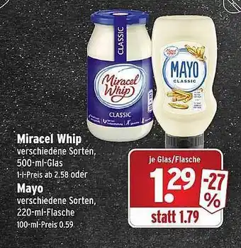 Wasgau Miracel Whip Angebot