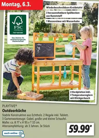 Lidl Playtive Outdoorküche Angebot