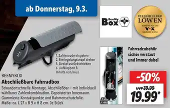 Lidl Beemybox Abschließbare Fahrradbox Angebot