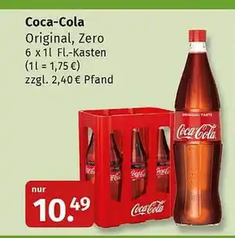 Markgrafen Coca-cola original, zero Angebot