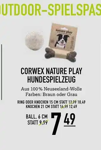 Kölle Zoo Corwex nature play hundespielzeug Angebot