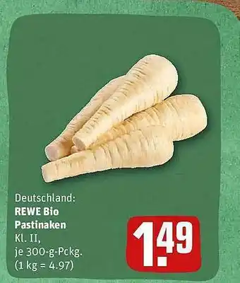 REWE Deutchland: rewe bio pastinaken Angebot