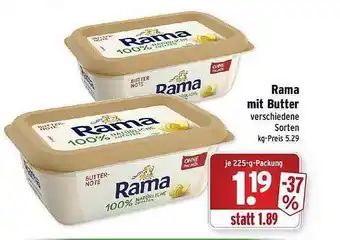 Wasgau Rama mit butter Angebot