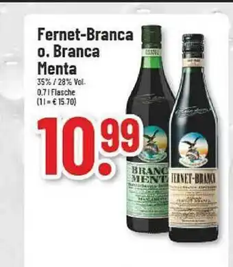 trinkgut Fernet-branca oder branca menta Angebot