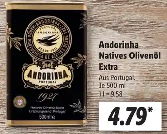 Lidl Andorinha Natives Olivenöl Extra 500 ml Angebot