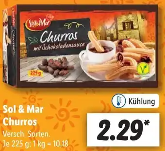 Lidl Sol & Mar Churros 225 g Angebot