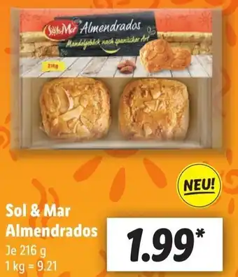 Lidl Sol & Mar Almendrados 216 g Angebot